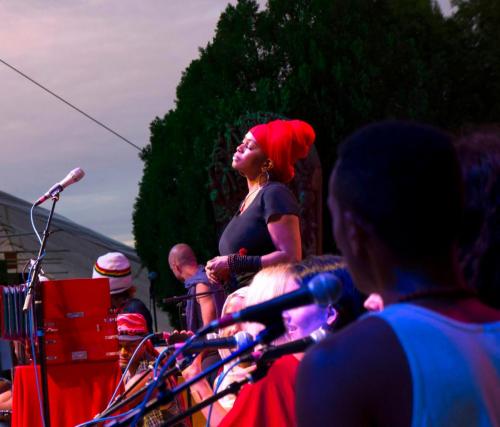 C.C. White - Soul Kirtan! (Bhakti Fest 1) (Photo by Elana Kundell